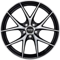 Felgen Platin P94 8.0x19 5x112 ET30 Schwarz Poliert