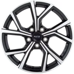 Felgen Platin P115 7.5x18 5x112 ET40 Black Polished