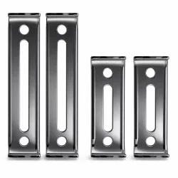 ProKlick  Midnight Black Rahmenlose Kennzeichenhalter (Langformat)