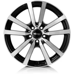 Felgen RC Design RC25 7.5x17 5x120 ET53 Schwarz Glanz Voll-poliert