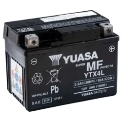 Batterie Yuasa YTX4L  12V 3.2Ah