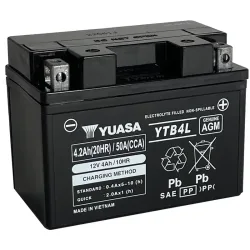 Batterie Yuasa YTB4L  12V 4.2Ah