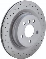 Zimmermann, Bremsscheibe Hinten Gelochten Zimmermann Sport Coat Z für AUDI A3 (8V1, 8VK)  1.8 TFSI quattro 180ps