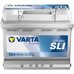 Autobatterie Varta D24 Dynamic SLI 12V 60Ah  540A