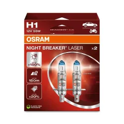 Osram Automotive 64150NL-2HB Halogen Leuchtmittel Night Breaker® Laser Next Generation H1 55 W 12 V