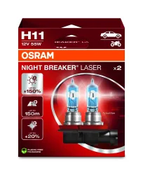 Osram Automotive 64211NL-2HB Halogen Leuchtmittel Night Breaker® Laser Next Generation H11 55 W 12 V