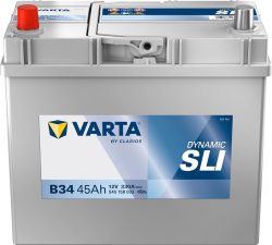 Autobatterie Varta B34 Dynamic SLI 12V 45Ah  330A