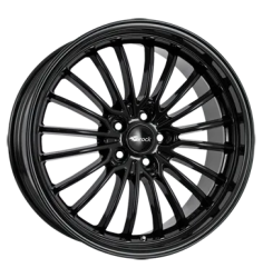 Felgen Brock B24 8.0x18 5x100 ET35 Schwarz Glanz