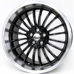 Felgen Brock B24GP 10.5x20 5x130 ET45 Schwarz Glanz Horn-poliert