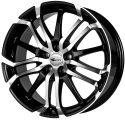 Brock B26 8.0x18 5x112 ET42 Schwarz Glanz Voll-Poliert Felgen