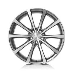 Brock B32 9.5x20 5x112 ET25 Himalaya Grey Voll-Poliert Felgen