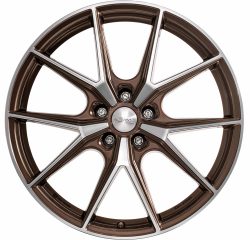 Brock B40 8.0x19 5x114.3 ET35 Bronze Copper Voll-Poliert Felgen