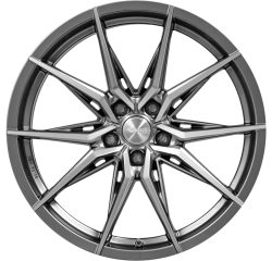 Brock B42 8.5x20 5x114.3 ET35 Ferric Grey Poliert Felgen