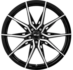 Brock B42 8.5x20 5x112 ET40 Schwarz Glanz Voll-Poliert Felgen