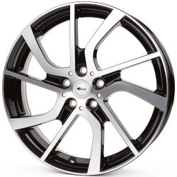 Brock eB1 5.0x19 5x112 ET43 Schwarz Glanz Voll-Poliert Felgen