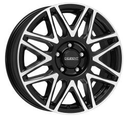 DEZENT KH 6.5x16 5x114.3 ET46 Black/polished Felgen