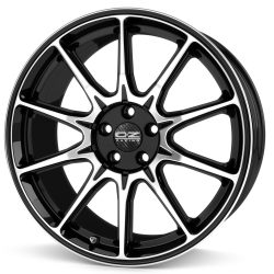 OZ HYPER XT HLT 10.5x22 5x114 ET53 GLOSS BLACK DIAMOND CUT Felgen