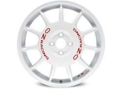 OZ LEGGENDA 7.0x17 4x100 ET42 WHITE RED LETTERING Felgen