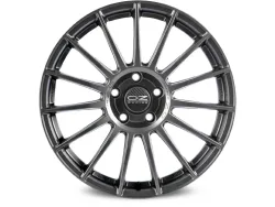 OZ SUPERTURISMO LM 8.5x19 5x120 ET34 MATT GRAPHITE SILVER LETTERING Felgen
