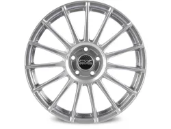 OZ SUPERTURISMO LM 7.0x17 4x100 ET37 MATT RACE SILVER BLACK LETTERING Felgen