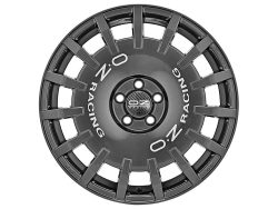 OZ RALLY RACING 8.0x19 5x112 ET49 DARK GRAPHITE SILVER LETTERING Felgen