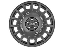 OZ RALLY RACING 8.0x18 5x108 ET45 DARK GRAPHITE SILVER LETTERING Felgen