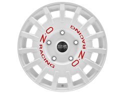 OZ RALLY RACING VAN 7.5x18 5x160 ET48 WHITE RED LETTERING Felgen