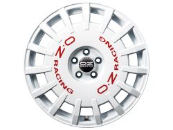 OZ RALLY RACING 8.0x18 5x100 ET35 WHITE RED LETTERING Felgen