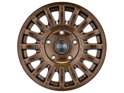 OZ RALLY RAID 8.0x17 5x120 ET35 GLOSS BRONZE BLACK LETTERING Felgen