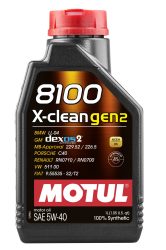 Motul 8100 X-clean gen2 5W40 Motoröl 1L