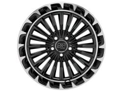 Felgen MSW 32 8.5x20 5x114.3 ET54 Gloss Black+diamond Lip