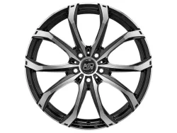 MSW 48 8.0x18 5x112 ET40 GLOSS BLACK FULL POLISHED Felgen
