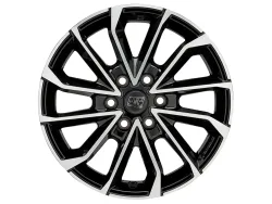 MSW 42 VAN 7.5x19 6x120 ET53 GLOSS BLACK FULL POLISHED Felgen