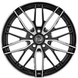 MSW 72 8.0x18 5x114.3 ET40 BLACK FULL POLISHED (GBFP) Felgen