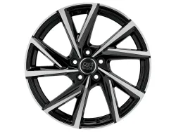 MSW 83 7.5x18 5x112 ET35 GLOSS BLACK FULL POLISHED Felgen