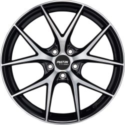 Felgen Platin P94 8.0x19 5x112 ET30 Schwarz Poliert