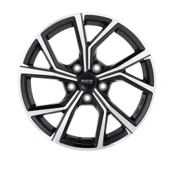 Platin P115 6.5x16 5x114.3 ET40 BLACK POLISHED Felgen
