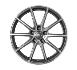 RC Design RC32 8.0x19 5x112 ET47 Himalaya Grey Voll-Poliert Felgen