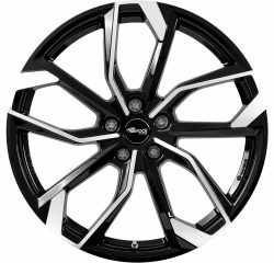 Felgen RC Design RC34 7.5x18 5x112 ET51 Schwarz Glanz Voll-poliert