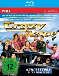 Crazy Race - Komplettbox / Die komplette 4-teilige Spielfilm-Reihe (Pidax Film-Klassiker)