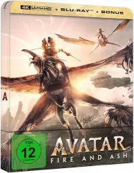 Avatar - Fire and Ash - Steelbook - Limited Edition (4K Ultra HD + Blu-ray) (+ Bonus-Blu-ray)
