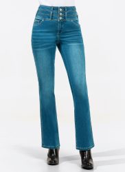 5-Pocket-Jeans in blue-stone-washed von heine