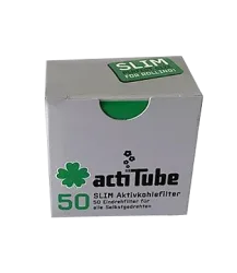 Slim Aktivkohlefilter für Joints - 50pc