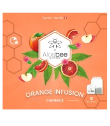 Orange Infusion Cannabis-Hanftee 2.8g Teebeutel - 10pc