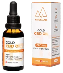 Gold CBD Öl 13% Vollspektrum Hanftropfen - 10ml