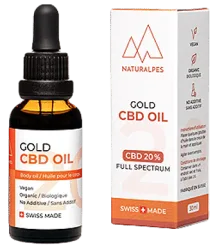 Gold CBD Öl 20% Vollspektrum Hanftropfen - 10ml