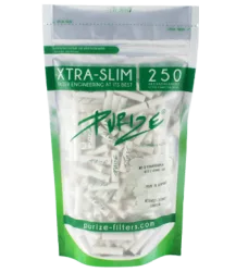 Xtra Slim Weiss Aktivkohlefilters für Joints - 250pc