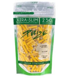Xtra Slim Gelb Aktivkohlefilters für Joints - 250pc
