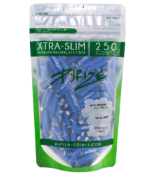 Xtra Slim Blau Aktivkohlefilters für Joints - 250pc