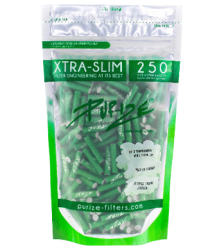 Xtra Slim Grün Aktivkohlefilters für Joints - 50pc